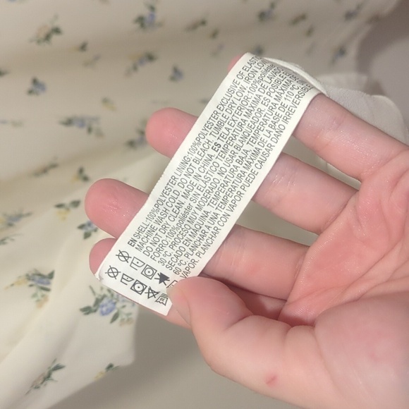 Forever 21 ivory floral print midi length cami dress - Picture 10 of 12